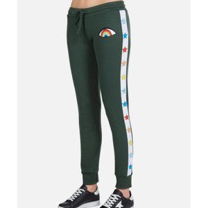 Lauren Moshi ELIZA RAINBOW EYE Sweatpant Size Small